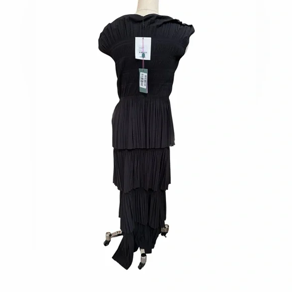 Toteme Armon pleated tiered maxi gown size small, nwt - Picture 5 of 9